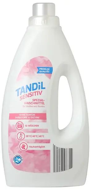 Tandil Sensitive Liquid Laundry Detergent, 42 Loads, 1.5 L
