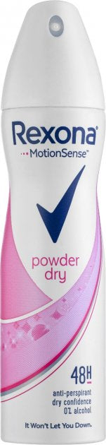 Rexona Powder Dryness Women's Antiperspirant Deodorant, 150 mL