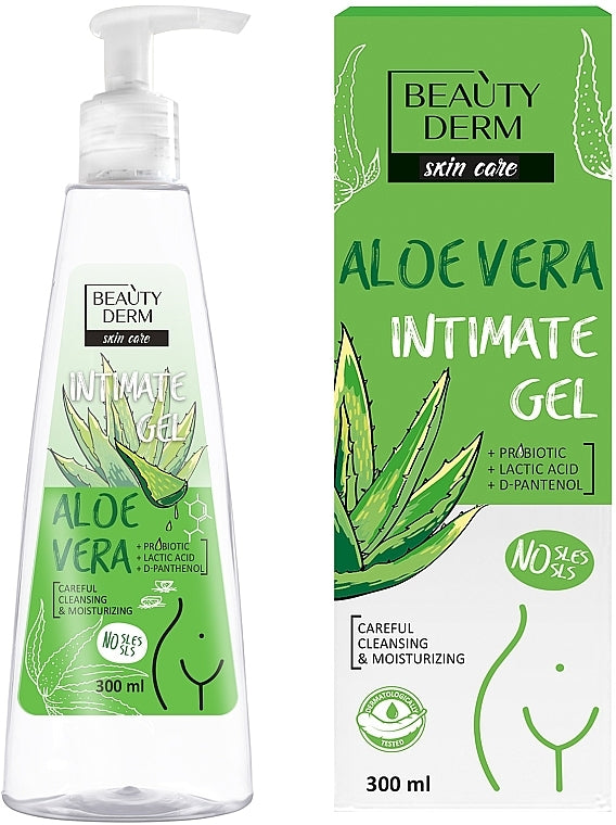 Beautyderm Aloe Vera Intimate Wash Gel, 300 mL