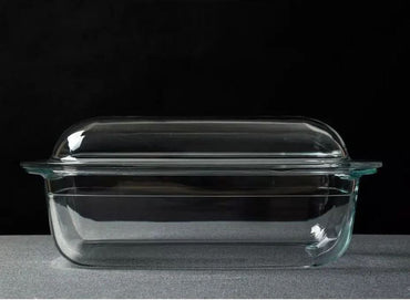 Vittora VT-6245 Rectangular Glass Baking Dish with Lid, 32.5 x 20 x 13 cm, 4.5 L - Image 2