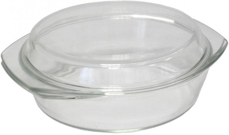 Interos 4222 Round Heat-Resistant Glass Pot, 3 L
