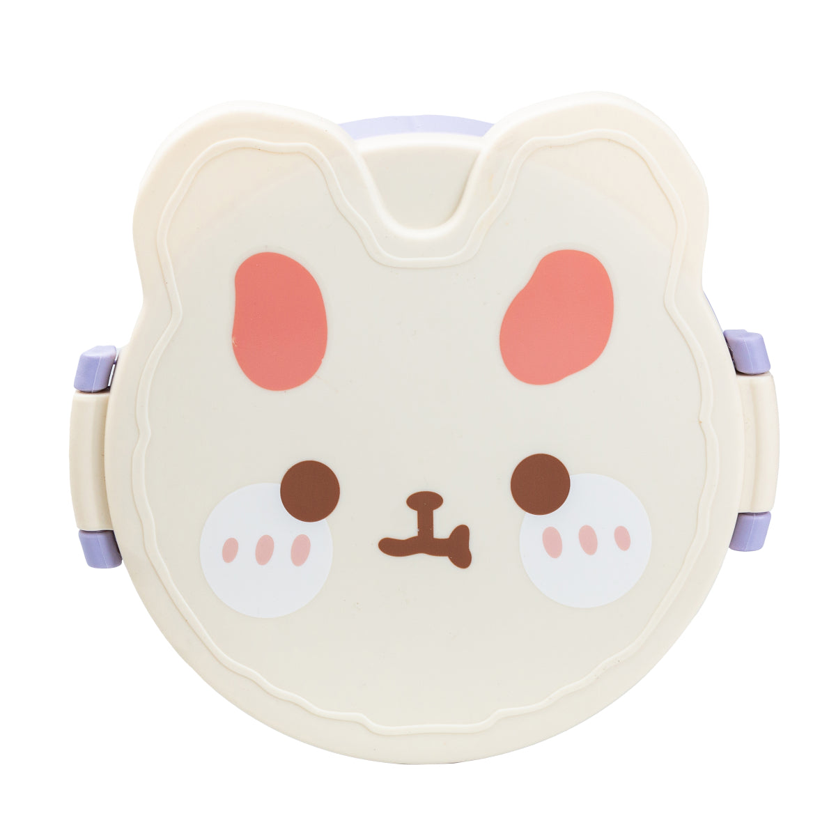 Rabbit HP-12-270V Lilac Kids' Lunch Box with Utensils, 18 x 18 x 7 cm - Image 3