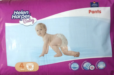 Helen Harper 4 Baby Pull-Up Diaper Pants, 8-13 kg, 22 pcs - Image 2