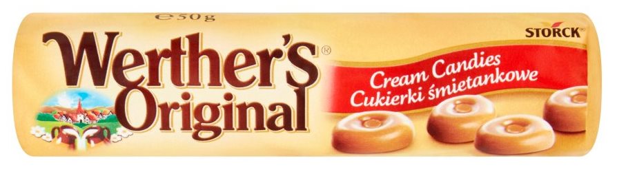 Werther's Original Cream Caramel Candies, 50 g