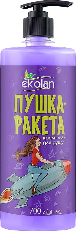 Ekolan You're Awesome Shower Cream Gel with Pump, 700 g