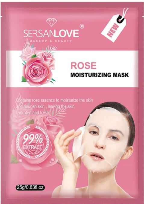 Sersanlove Rose Facial Sheet Mask, 25 g
