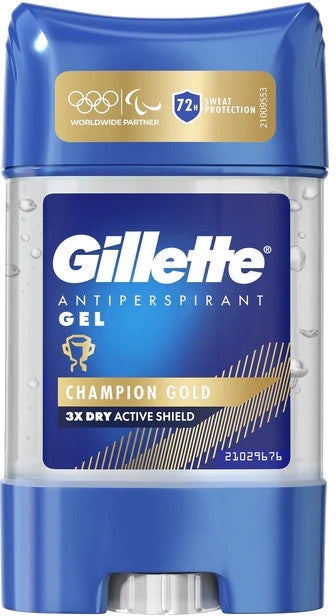 Gillette Gel Antiperspirant Champion Gold, 70 mL