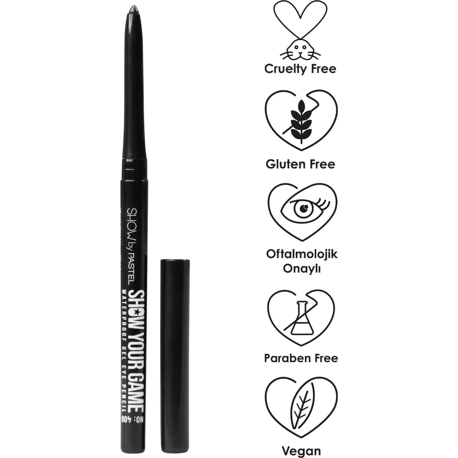 Show by Pastel Show Your Game Waterproof Gel Eye Pencil Shade 406 - Image 3