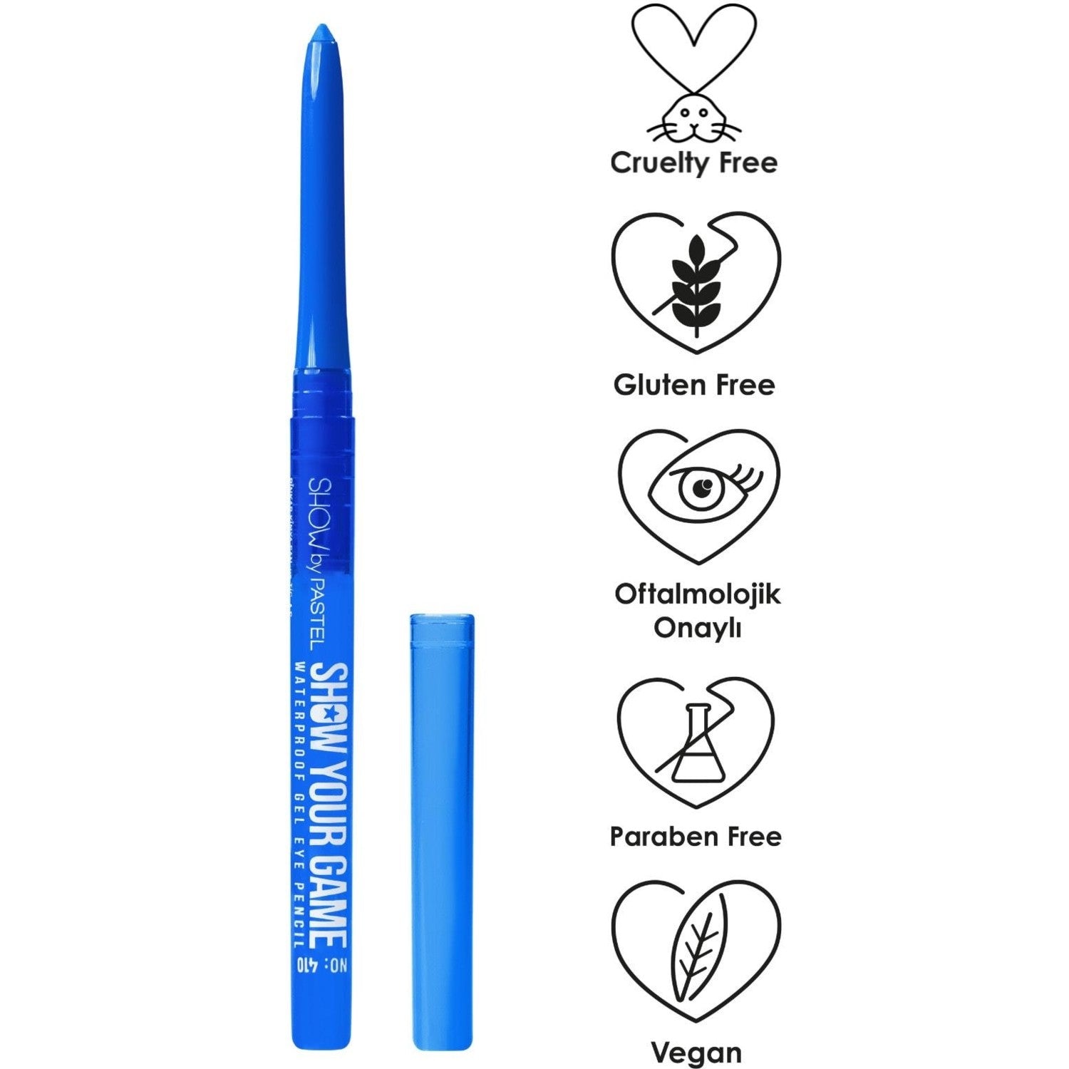 Show by Pastel Show Your Game Waterproof Gel Eye Pencil Shade 410 - Image 3
