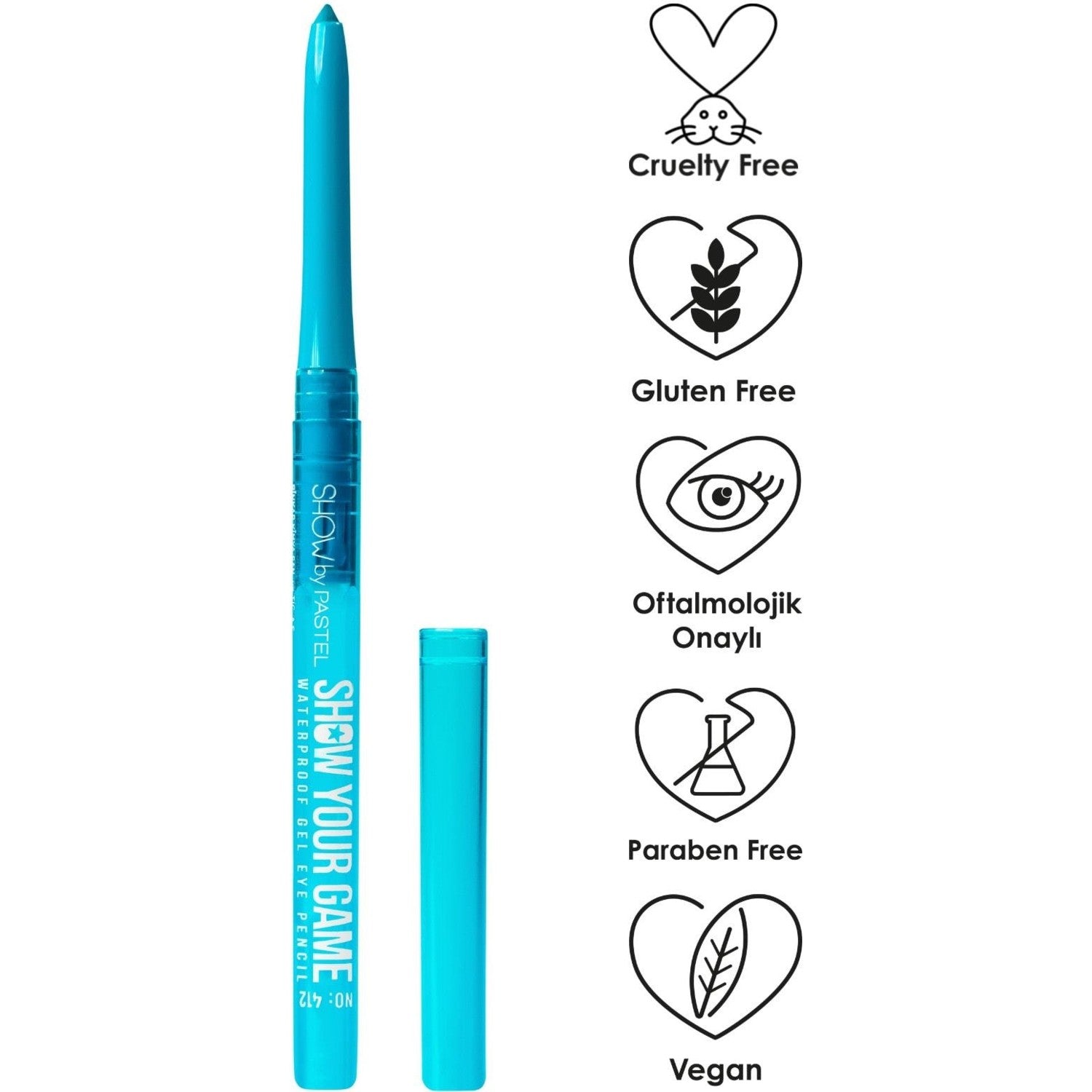 Show by Pastel Show Your Game Waterproof Gel Eye Pencil Shade 412 - Image 3