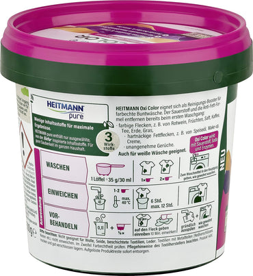 Heitmann Pure OXI Color Stain Remover, 500 g - Image 2