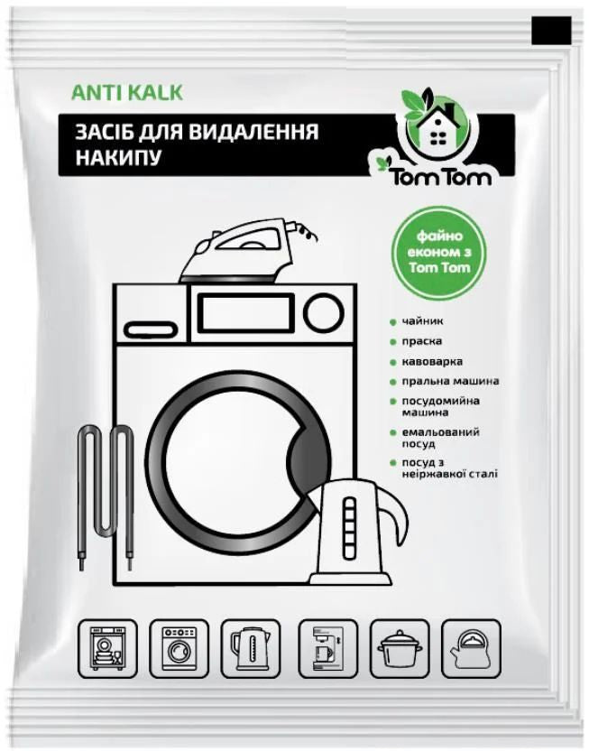 Tom Tom Anti Kalk Limescale Remover, 100 g