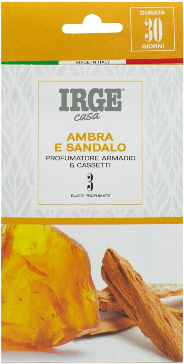 Irge Amber & Sandalwood Wardrobe Scent Granules, 3 pcs