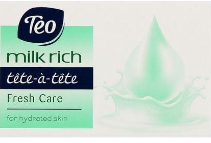 Teo Tete-a-Tete Rich Milk Fresh Care Bar Soap, 90 g