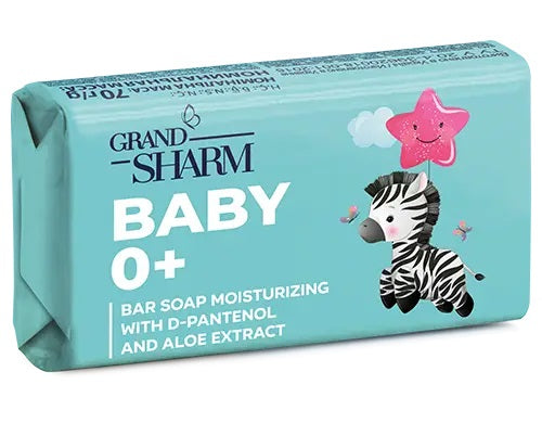 Sharm Moisturizing Kids Bar Soap with D-Panthenol, 70 g