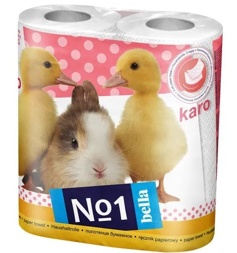 Bella No. 1 Karo 2-Ply Paper Towels, 2 Rolls