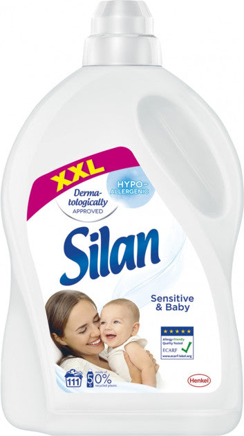 Silan Sensitive Fabric Softener, 2.775 L