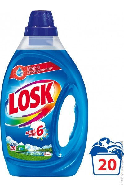 Losk Mountain Lake Liquid Laundry Detergent, 1.00 L