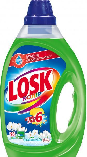 Losk Color Floral Freshness Liquid Laundry Detergent, 1.00 L