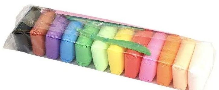 Air-Dry Clay, 12 Colors with Modeling Tool - Image 2
