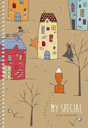 Shkolyaryk A5-SC-096-6101K A5 Spiral Grid Notebook, 96 Sheets - Image 2