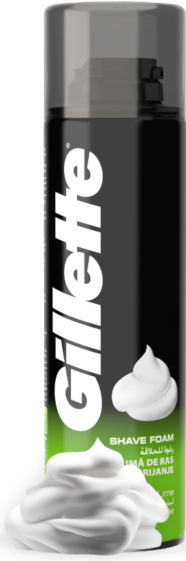 Gillette Lemon Lime Shaving Foam, 200 mL