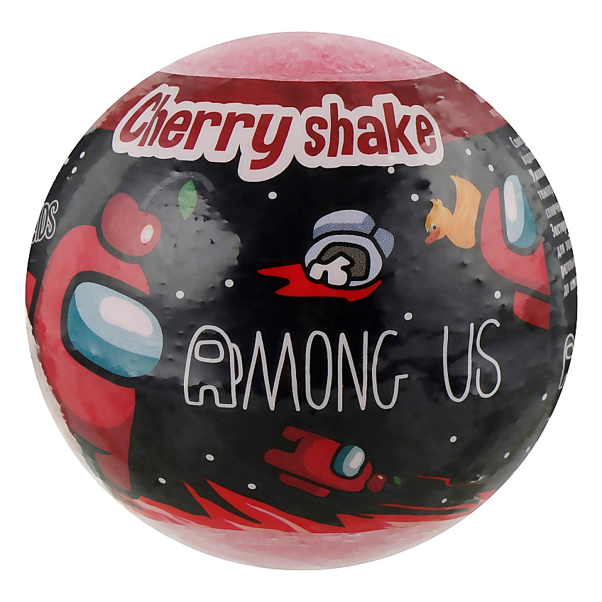 Rainbow Among Us Cherry Shake Bath Bomb, 100 g