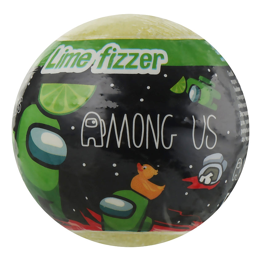 Rainbow Among Us Lime Fizzer Bath Bomb, 100 g