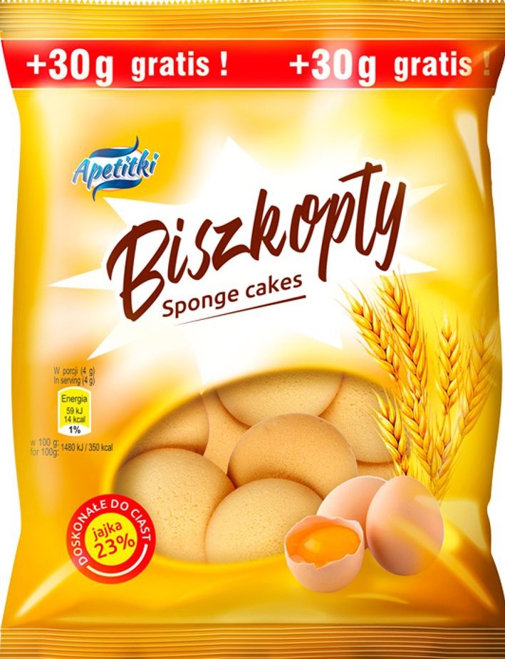Apetitki Sponge Biscuits, 150 g
