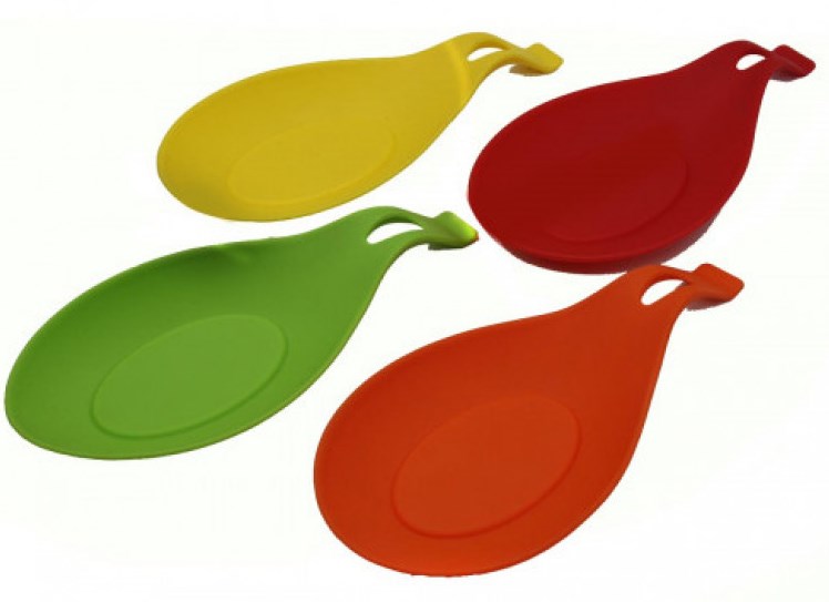 84577 Silicone Spoon Rest, 20 x 9 cm, Assorted