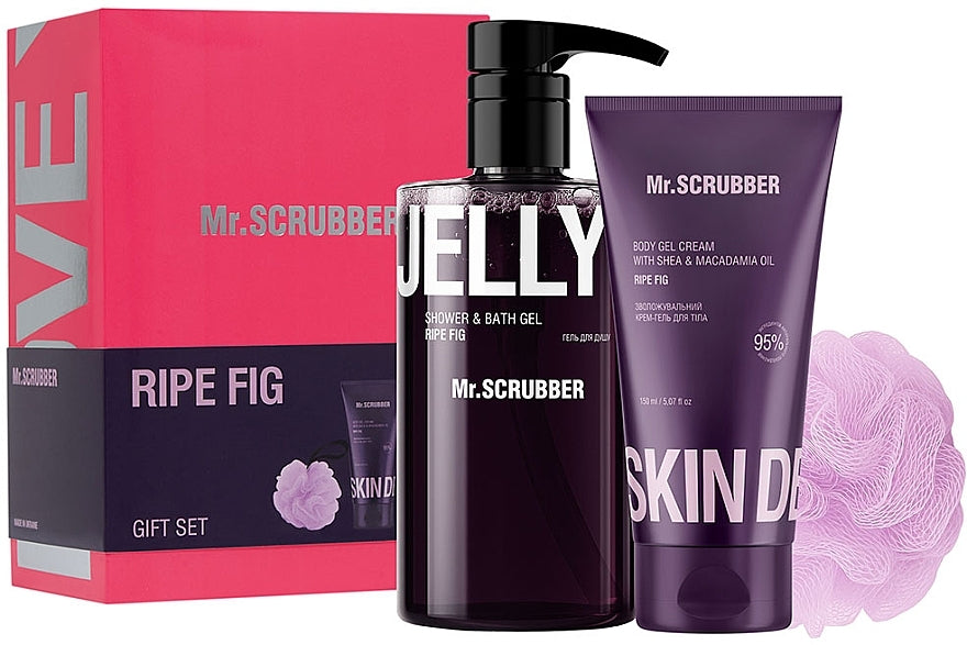Mr. Scrubber Women's Gift Set Ripe Fig