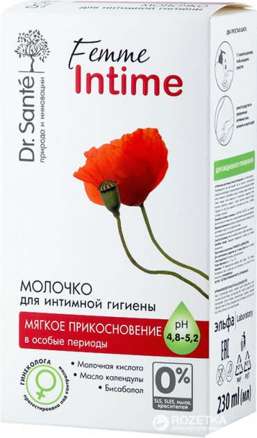 Dr.Sante Soft Touch Intimate Wash Milk, 230 mL