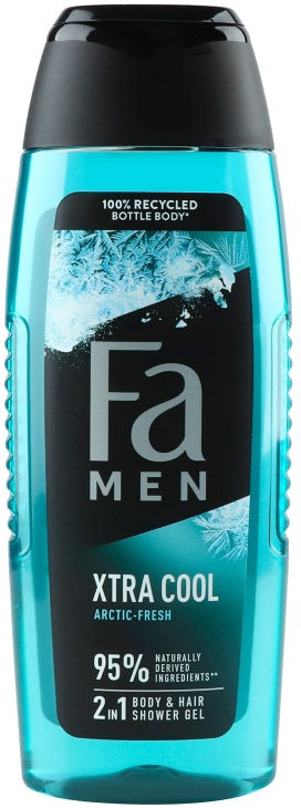 Fa Men Xtra Cool Arctic Fresh 2-in-1 Shower Gel, 250 mL