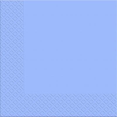 Margo Light Blue 3-Ply Table Napkins, 33 x 33 cm, 20 pcs