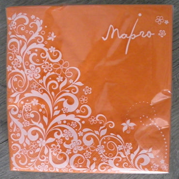 Margo Orange 3-Ply Table Napkins, 33 x 33 cm, 20 pcs - Image 2