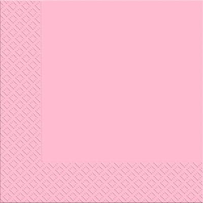 Margo Pink 3-Ply Table Napkins, 33 x 33 cm, 20 pcs