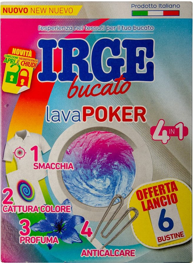 Irge 4-in-1 Laundry Color Catcher Sheets, 6 pcs