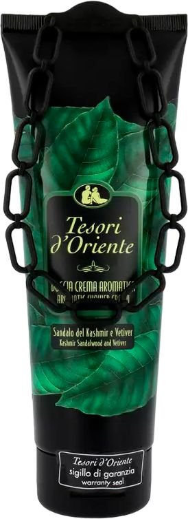 Tesori d'Oriente Kashmir Sandalwood & Vetiver Perfumed Shower Cream Gel, 250 mL