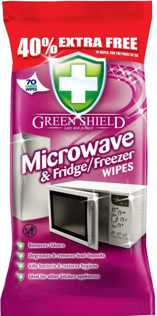 Green Shield Kitchen Appliance Cleaning Wipes, 70 pcs
