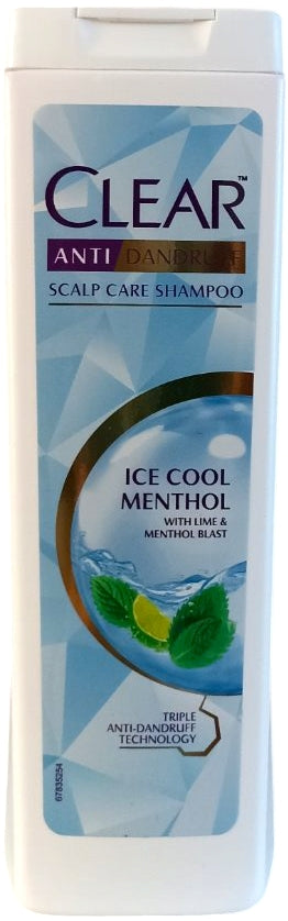 Clear Ice Cool Menthol Women's Anti-Dandruff Shampoo, 400 mL