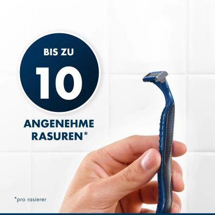 Gillette Blue 3 Smooth Men's Disposable Razors, 12 pcs - Image 2