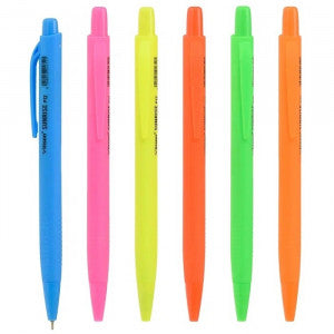 Vinson Sunrise P12C Blue Retractable Oil-Based Pen - Image 2