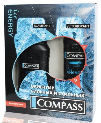 Compass Ice Energy Men's Gift Set: Shampoo & Deodorant