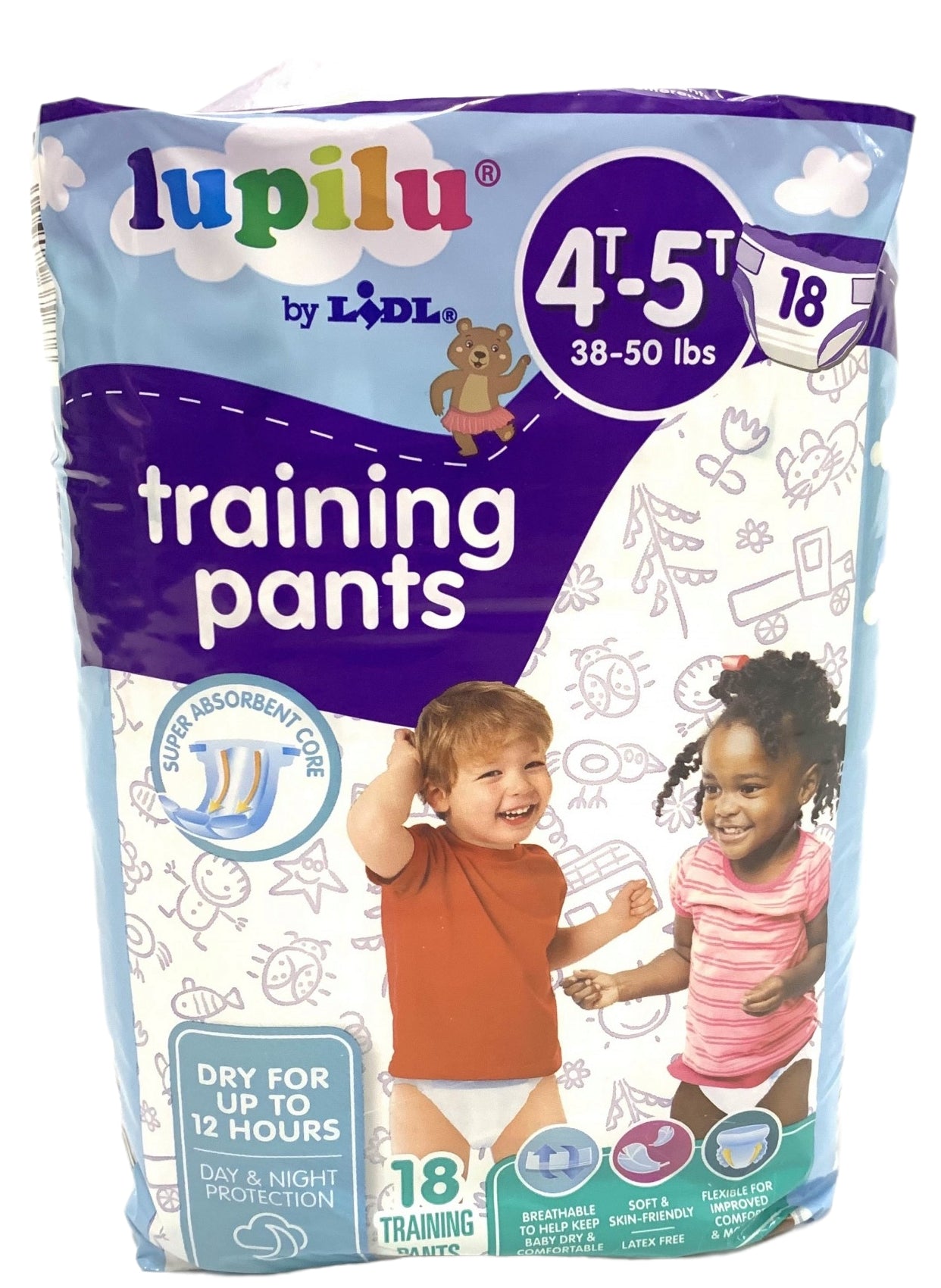 Lupilu Training Size 6 Baby Pull-Up Diaper Pants, 18 pcs, 17-23 kg