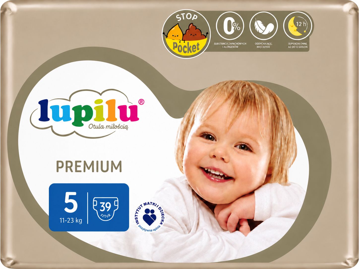 Lupilu Premium 5 Baby Diapers, 39 pcs, 11-23 kg