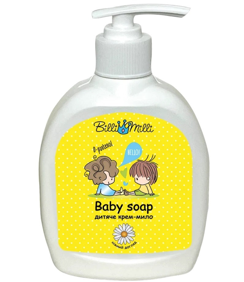 Billi Milli Gentle Care D-Panthenol Kids Liquid Soap with Pump, 300 mL