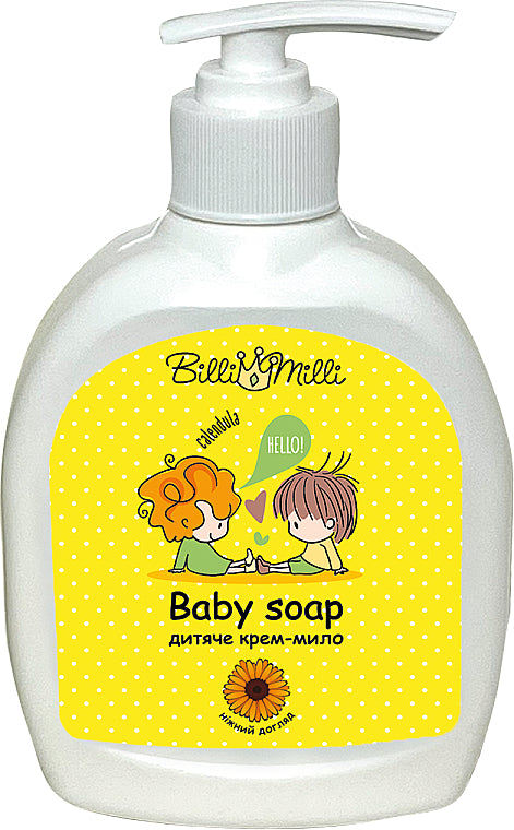 Billi Milli Calendula Kids Liquid Soap with Pump, 300 mL