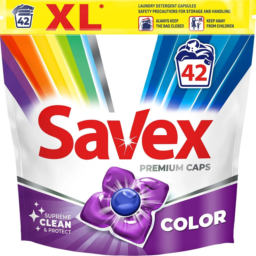Savex Premium Color Laundry Pods, 42 pcs (Priced per Piece)