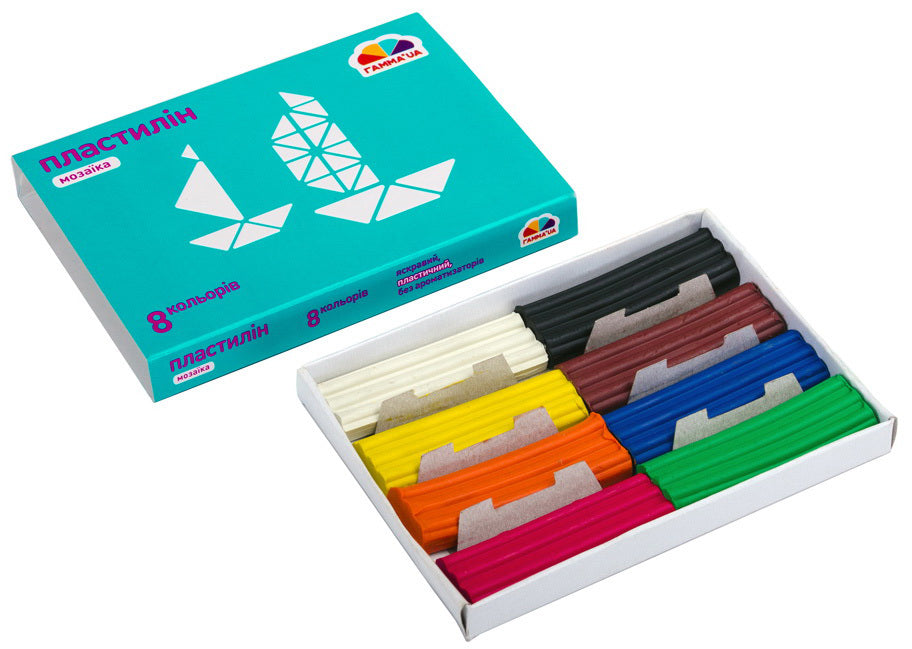 Gamma Mosaic 300302 8 Colors Modeling Clay