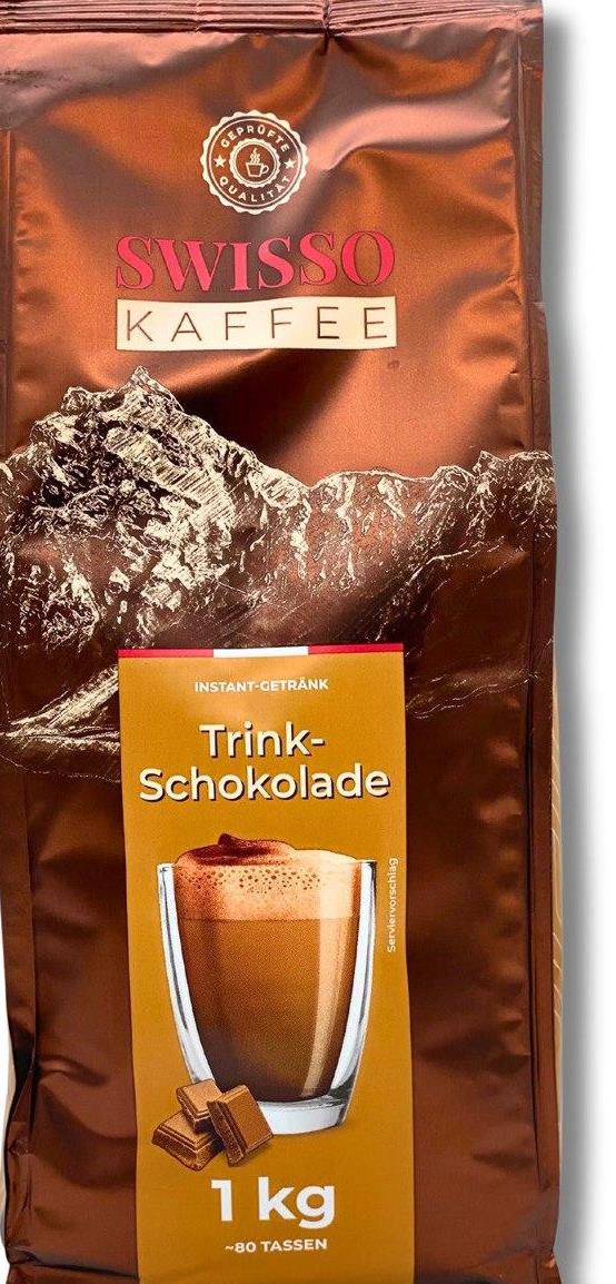 Swisso Kaffee Drinking Chocolate Hot Chocolate, 1 kg